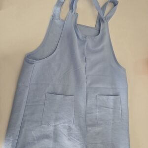 Light Blue Pool Jumper ( Shorts) with Front Pockets